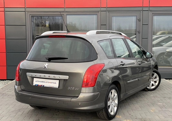 Peugeot 308 cena 15800 przebieg: 140000, rok produkcji 2009 z Siedliszcze małe 326